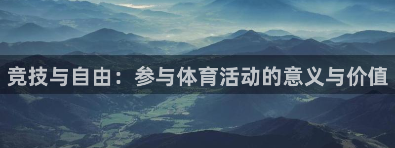 德国vsport体育官方正版app集团：竞技与自由：参与体育